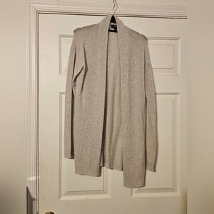 Theory Women's Duster Cardigan in Beige Soft Cashmere Size large